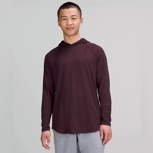 Lululemon Men’s Drysense Hoodie Training Long Sleeve M Med BLK/CSSI black brown